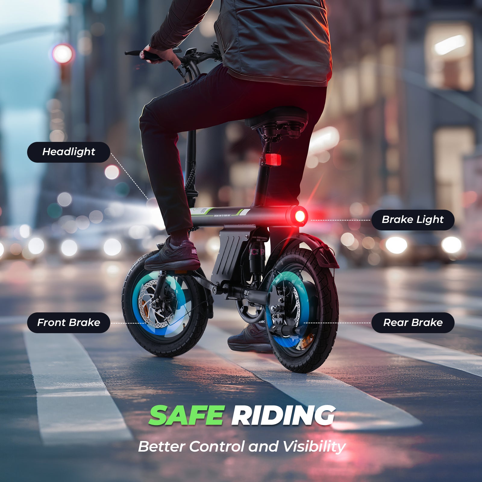 U1 500W Foldable Electric Bike for Adult