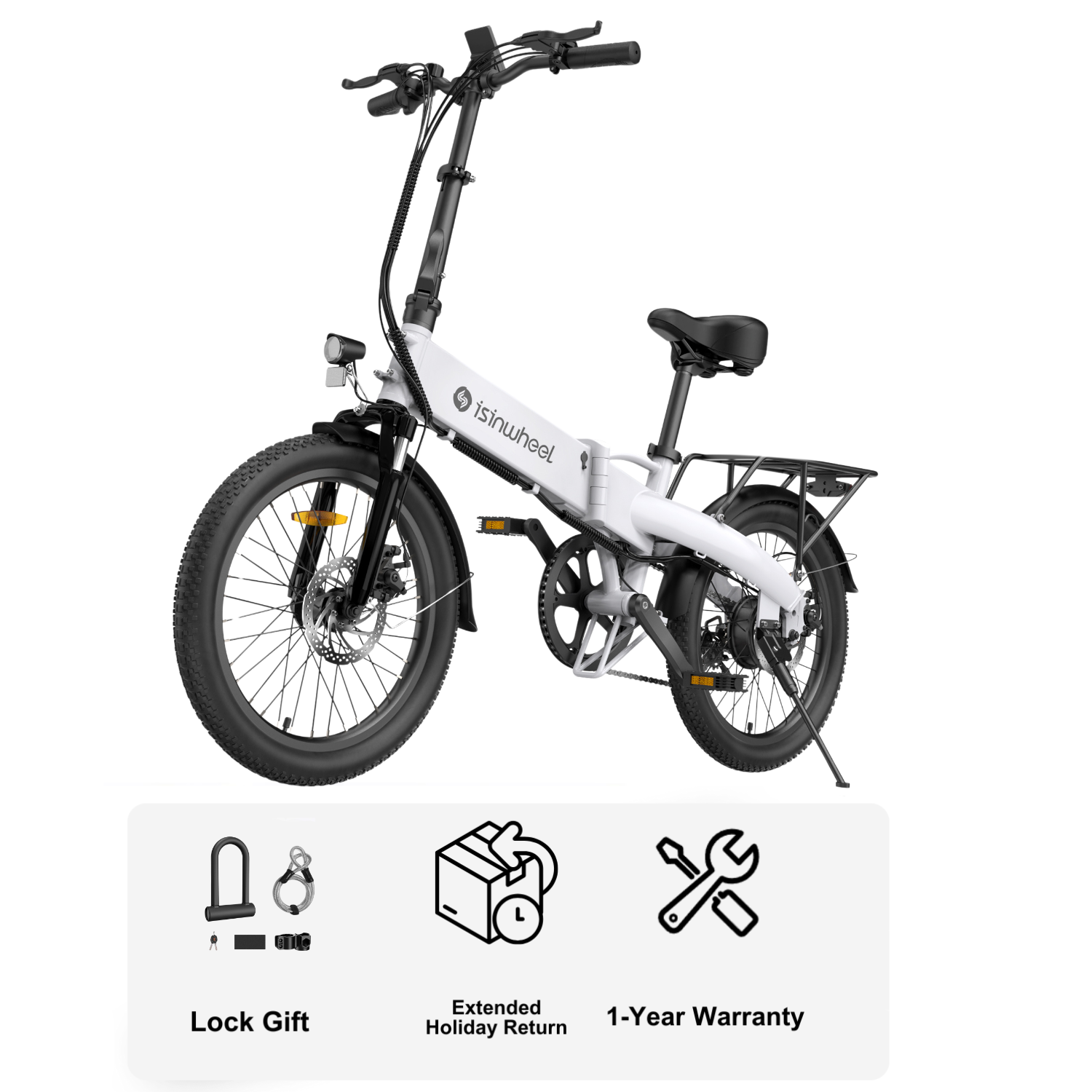 isinwheel U5 Pro 500W Folding Electric Bike