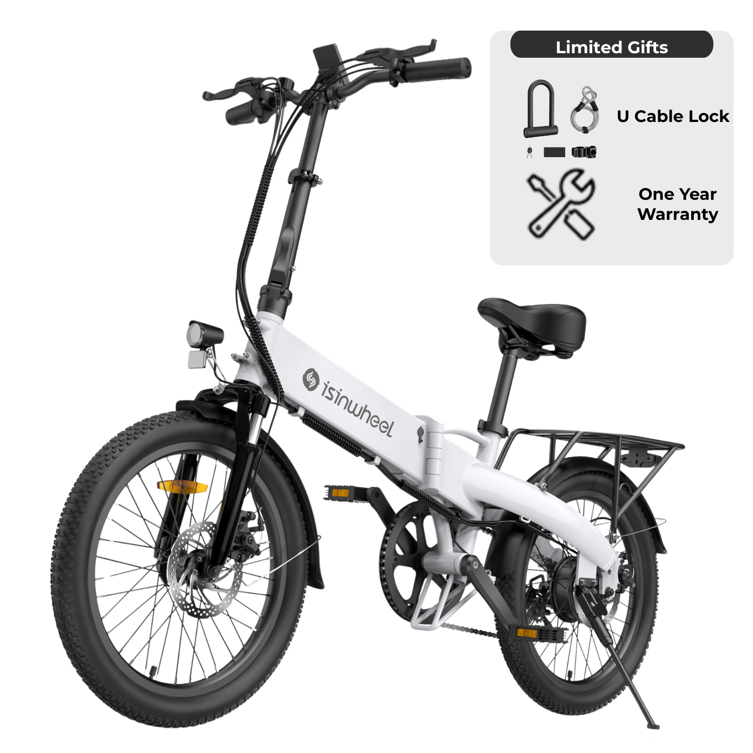 isinwheel U5 Pro 500W Folding Electric Bike