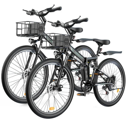 isinwheel M40 500W Folding Electric Bike with Basket
