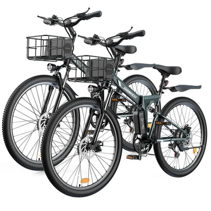 isinwheel M40 500W Folding Electric Bike with Basket