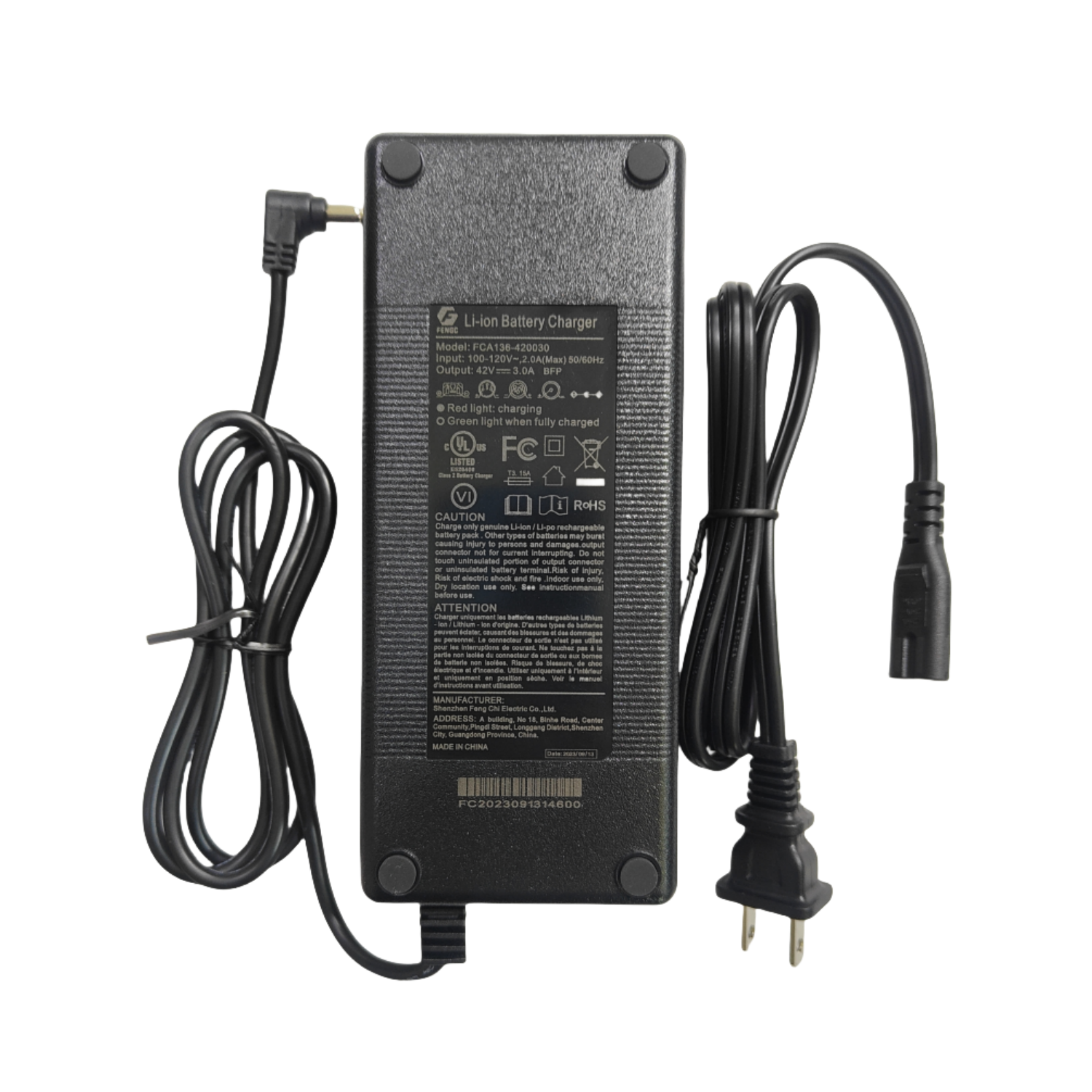 Charger for M40 Electric Bike