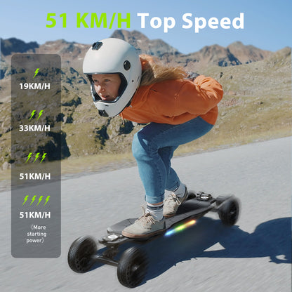 isinwheel V10 3000W Off Road Electric Skateboard