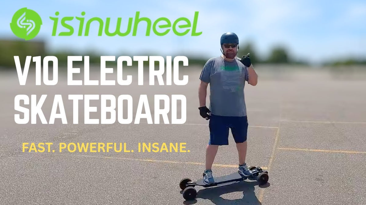 ISINWHEEL V10 Electric Skateboard⚡️🛹 FAST & POWERFUL!